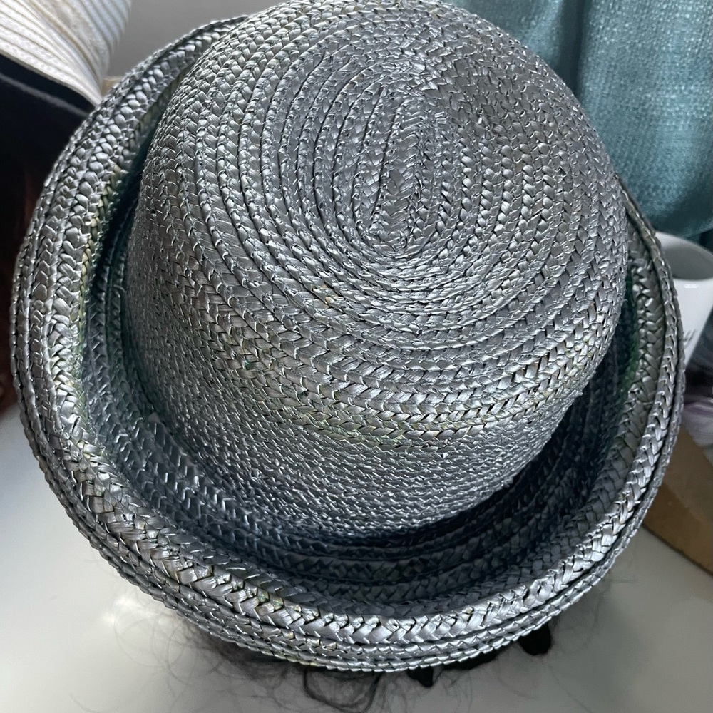 Silver color hat as shown on picture